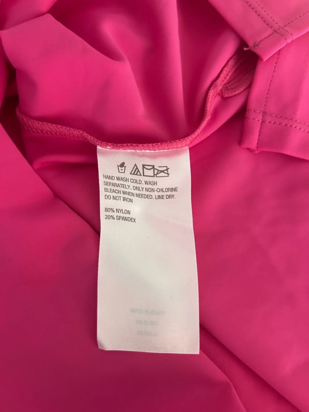 New Susan Graver Soleil Rashguard Pink size 10